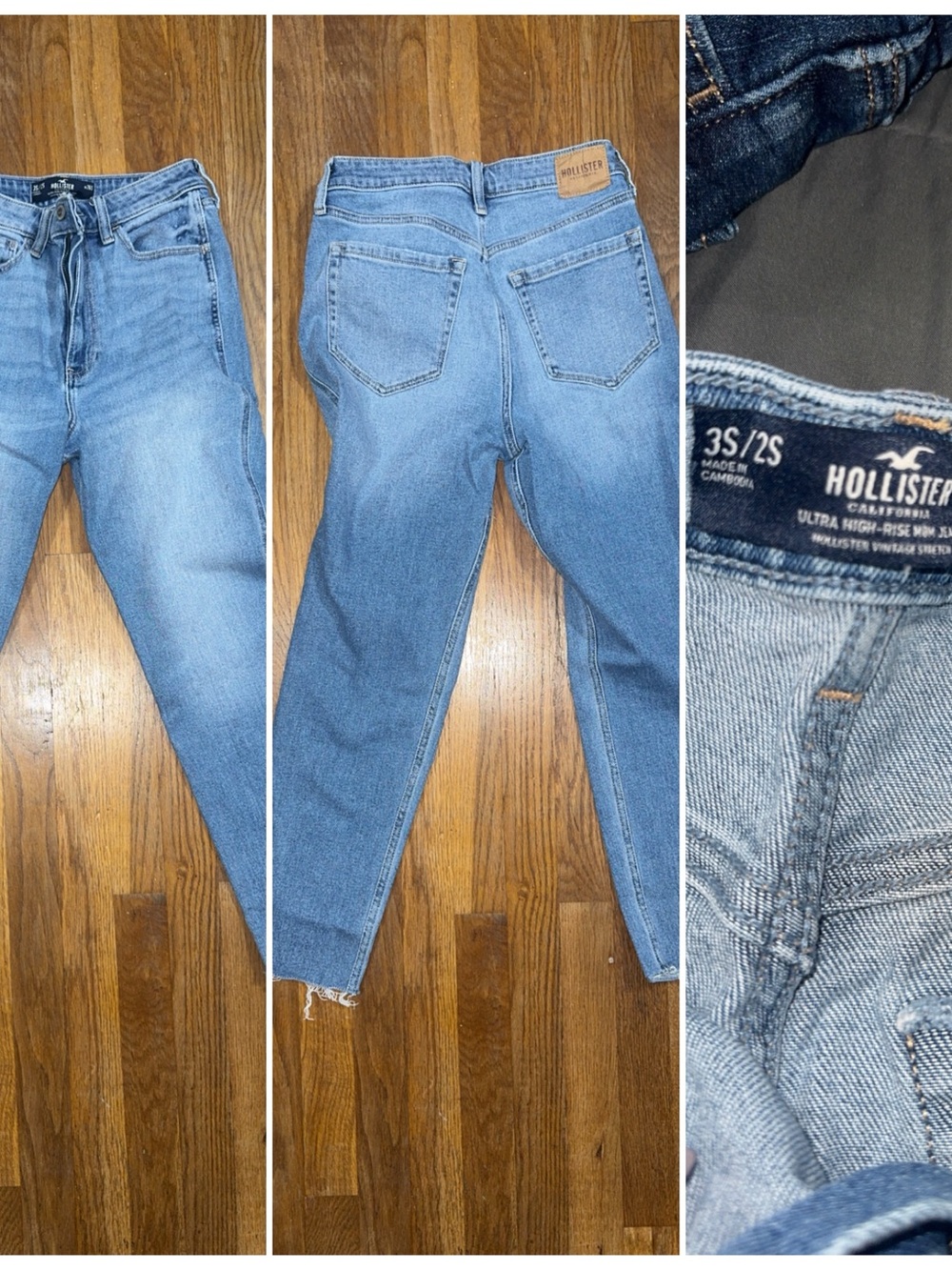 Hollister Light Wash Slim Straight Men's Jeans